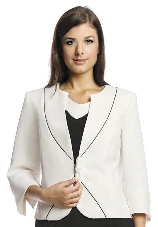 Żakiet FZA900 EKRI + CZARNY