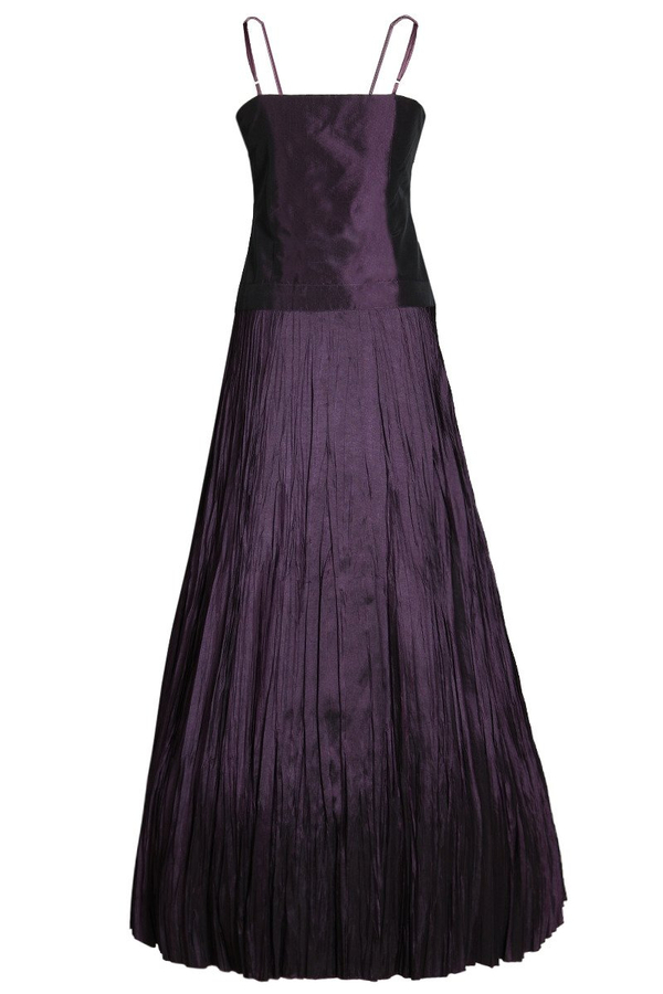 Sukienka FSU140 ŚLIWKOWY CIEMNY