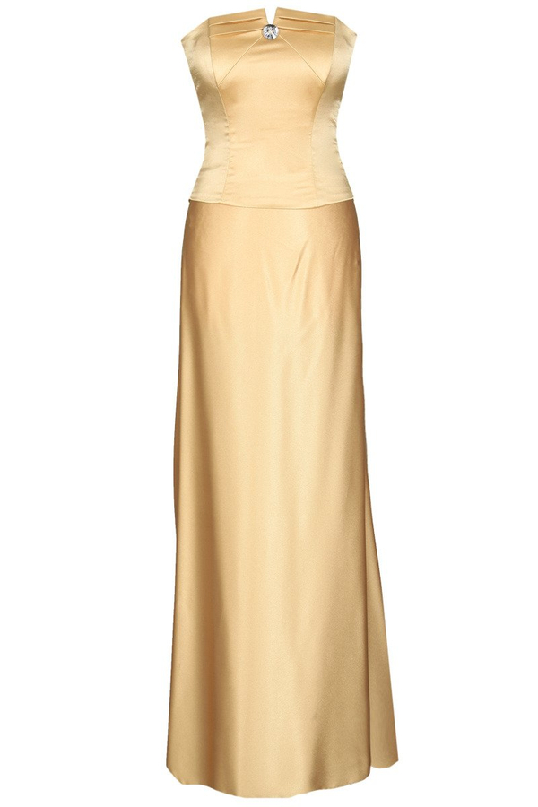 Sukienka FSU088 ZŁOTY