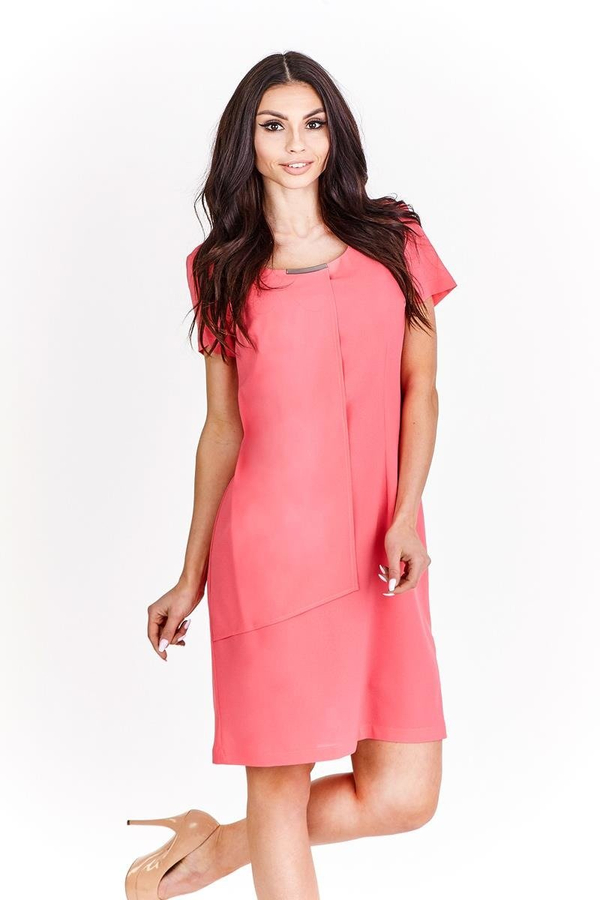 Sukienka FSU1111 MALINOWY CUKIERKOWY