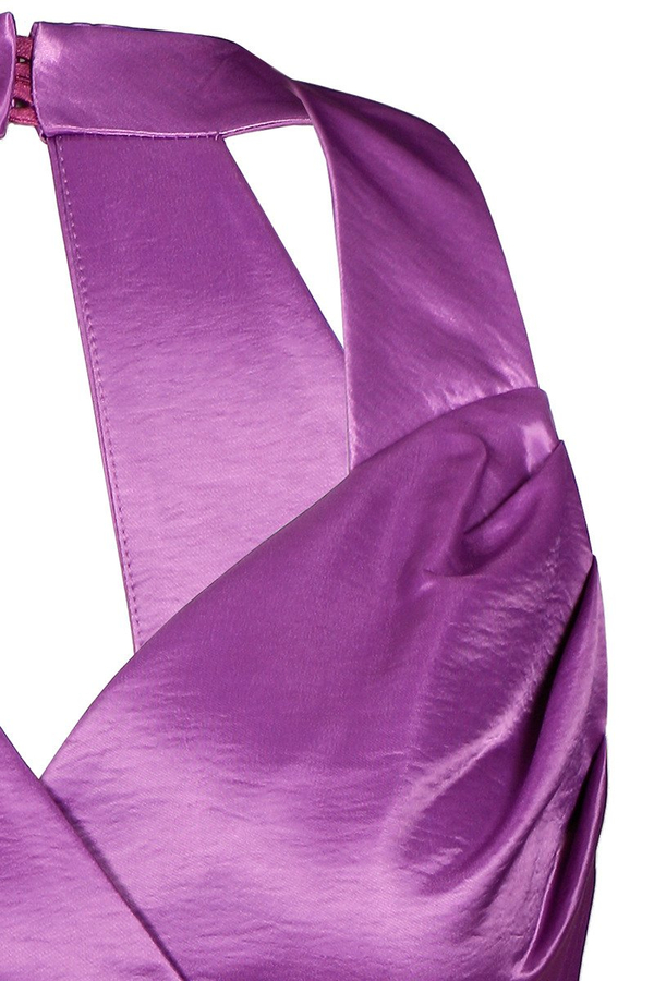 Sukienka FSU925 AMARANTOWY CIEMNY