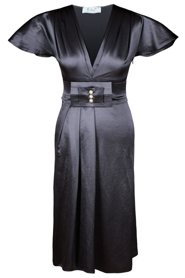 Sukienka FSU1109 SZARY