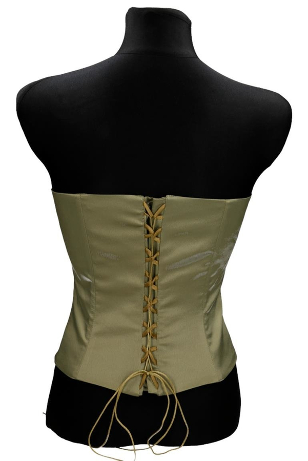 Gorset FGR082  SELEDYNOWY CIEMNY