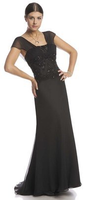 Suknia FSU716 CZARNY