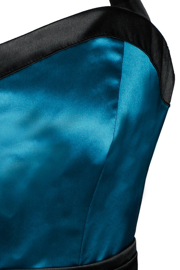 Sukienka FSU190 NIEBIESKI MORSKI