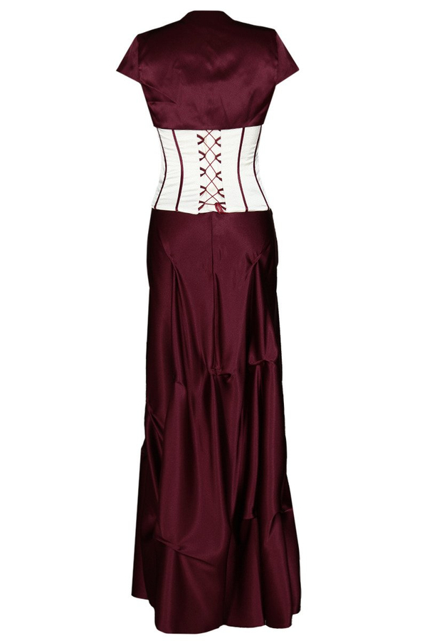 Sukienka FSU133 BURGUND