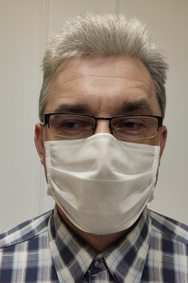 2 x Maseczka FokusMed z jonami srebra SilverPlus BIAŁY