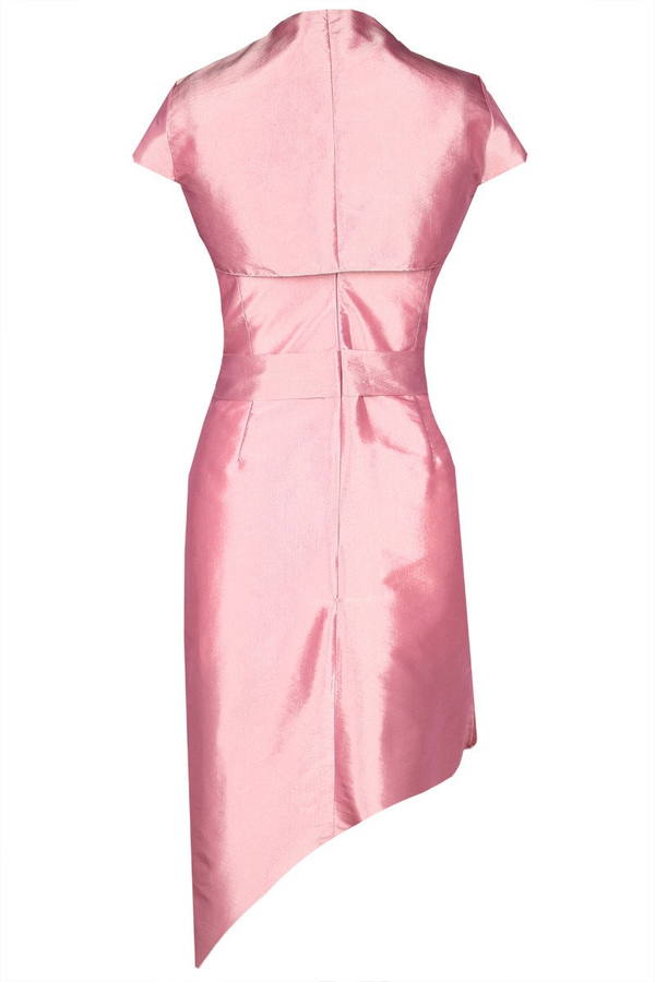 Sukienka FSU155 RÓŻ ŚREDNI