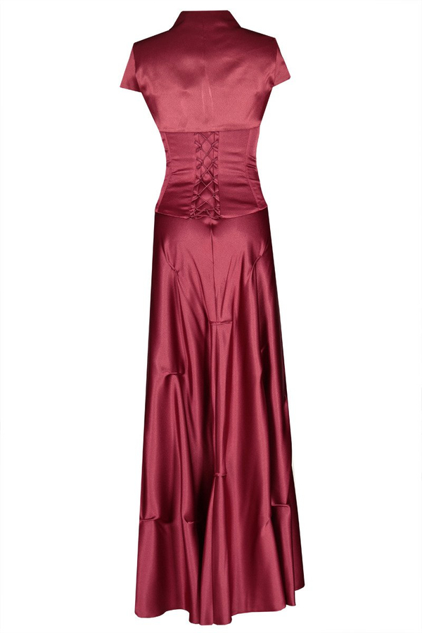 Sukienka FSU019 MALINOWY