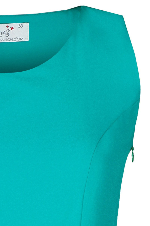 Sukienka FSU371 TURKUSOWY CIEMNY