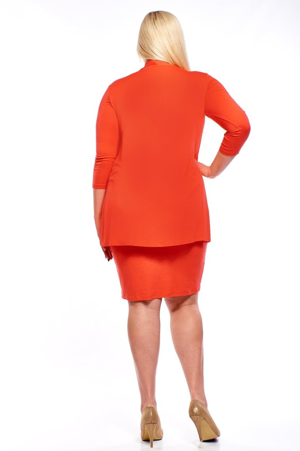 Sukienka FSU1010 KORALOWY