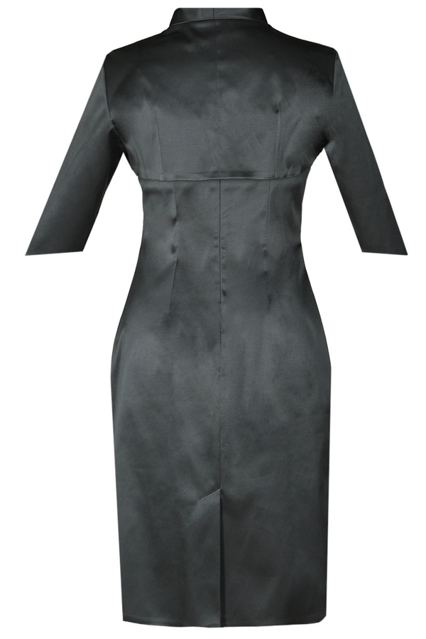 Sukienka FSU201 SZARY CIEMNY