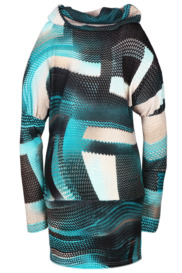 Tunika FTU429 TURKUS BEŻOWY