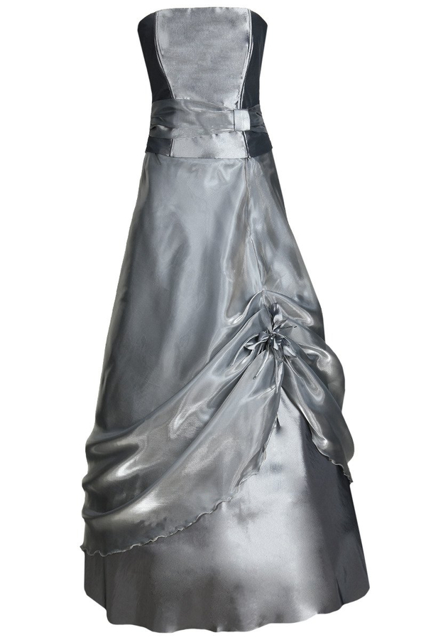 Sukienka FSU034 SZARY CIEMNY