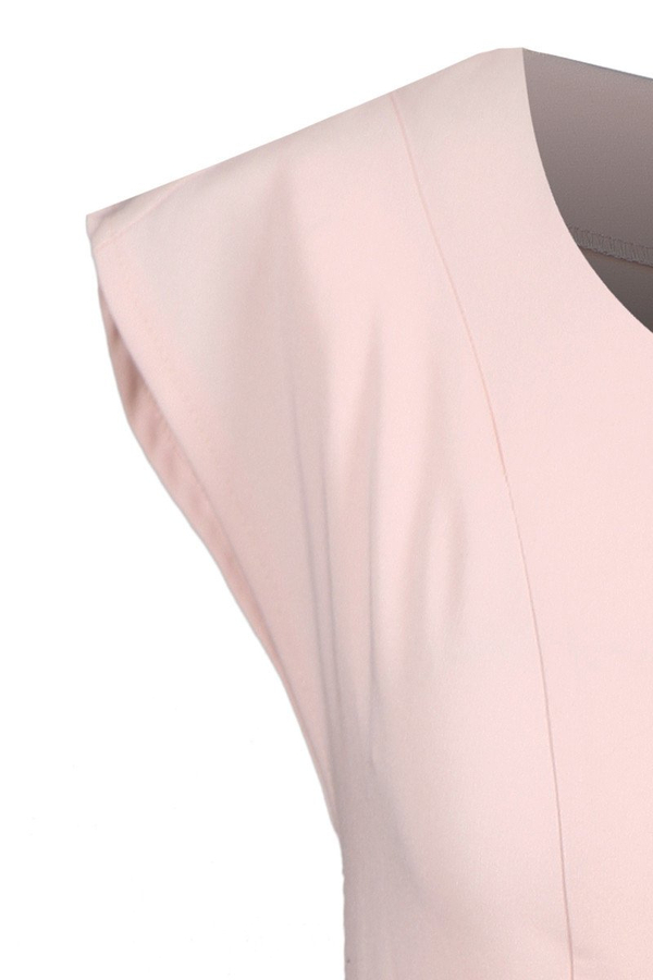 Sukienka FSU367 ŁOSOSIOWY JASNY