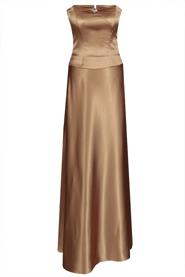 Sukienka FSU088 ZŁOTO STARE