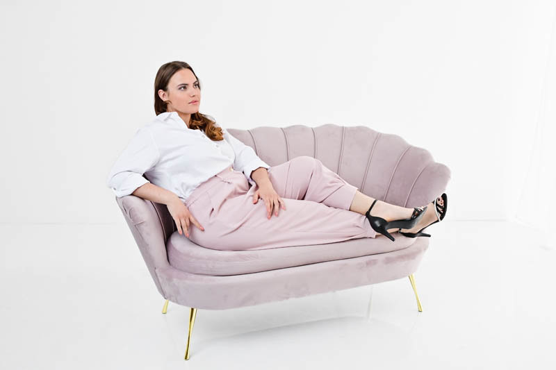 Spodnie FSD1053 RÓŻOWY JASNY