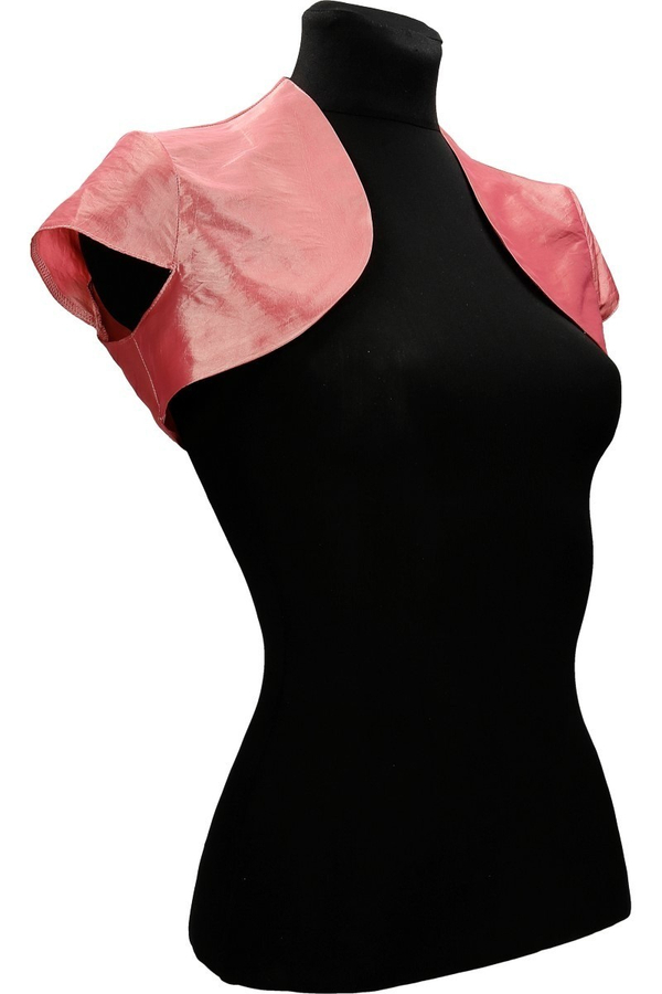 Bolerko FBL172 RÓŻOWY BRUDNY tafta