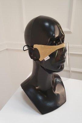 Półprzyłbica FokusMed mini przyłbica maska ochronna CIELISTY