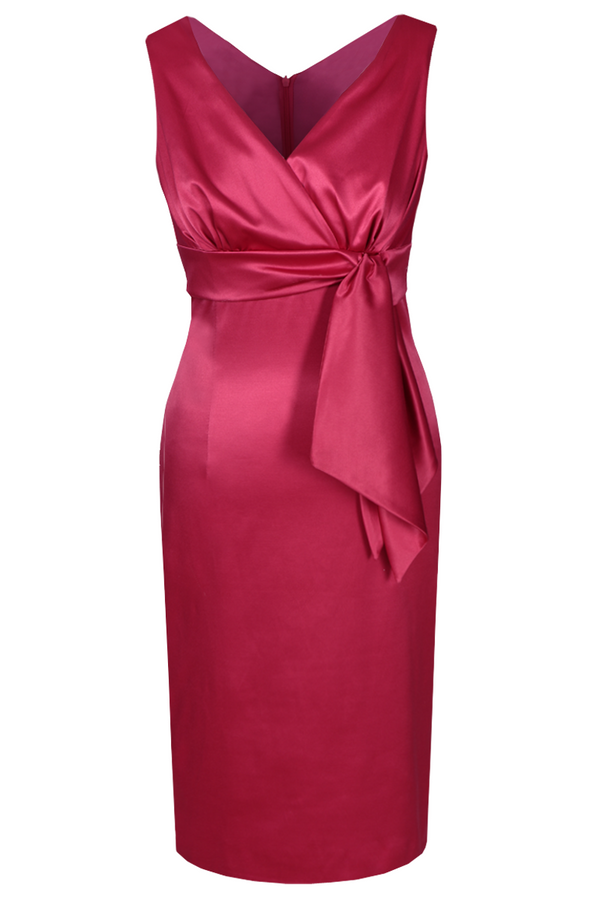 Sukienka FSU189 MALINOWY