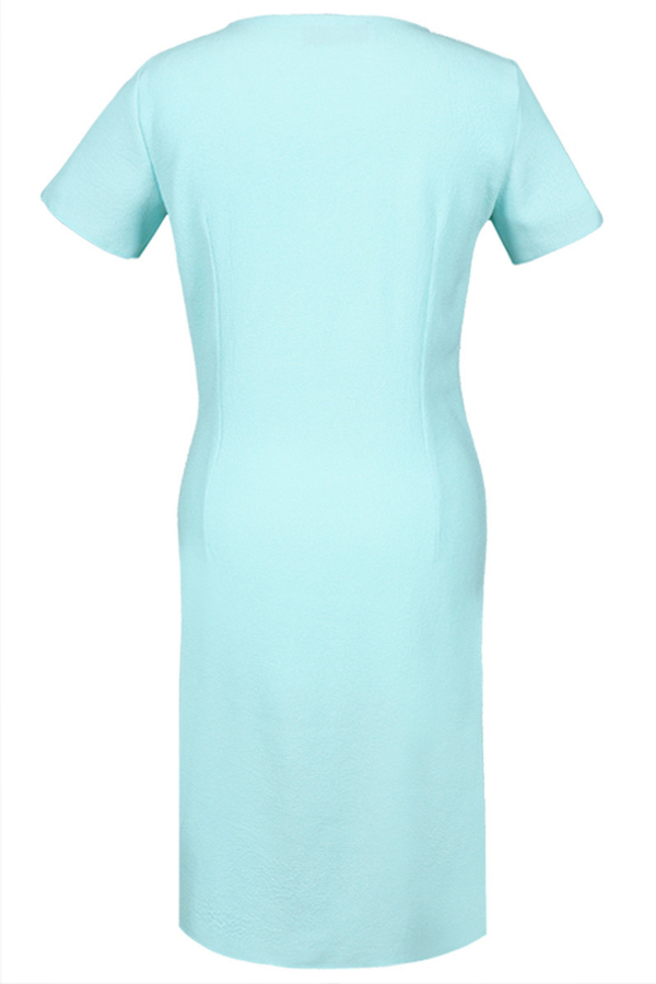 Sukienka FSU666 TURKUSOWY