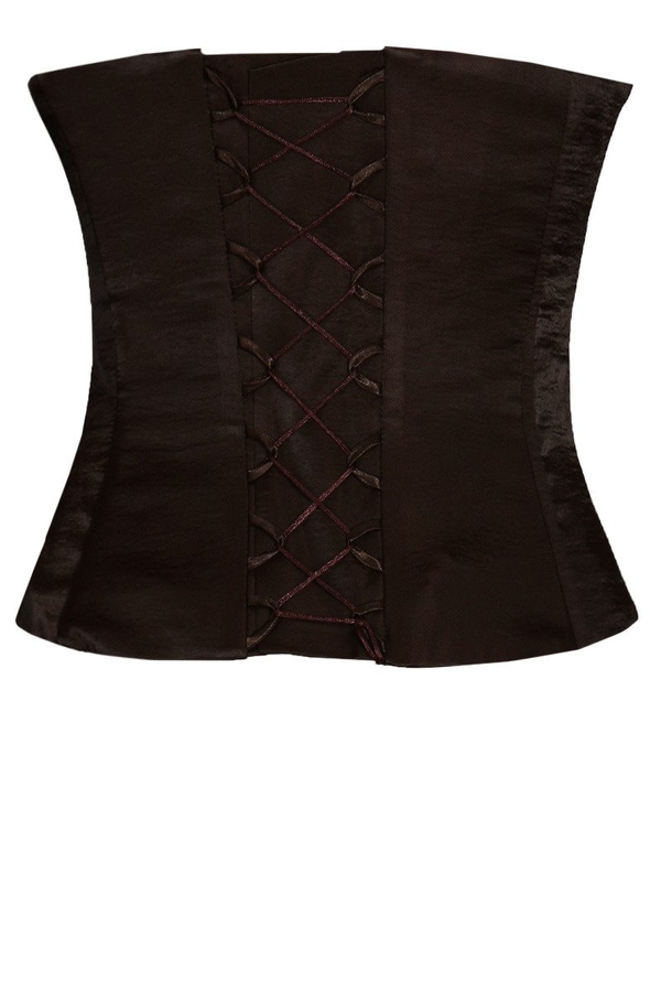 Gorset FGR042 CZEKOLADOWY CIEMNY