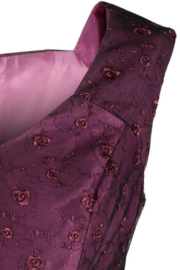 Sukienka FSU161 BAKŁAŻAN