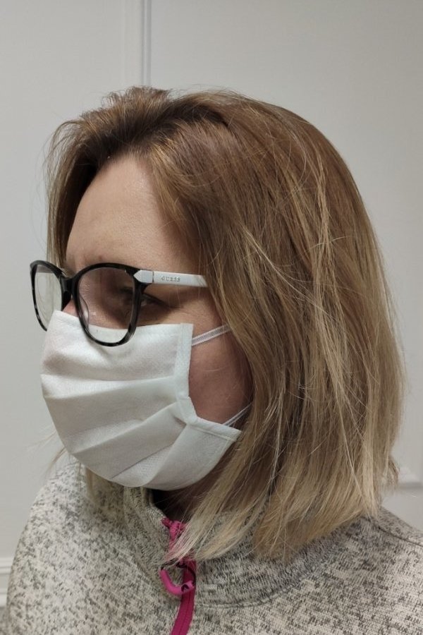 2 x Maseczka FokusMed z jonami srebra SilverPlus BIAŁY