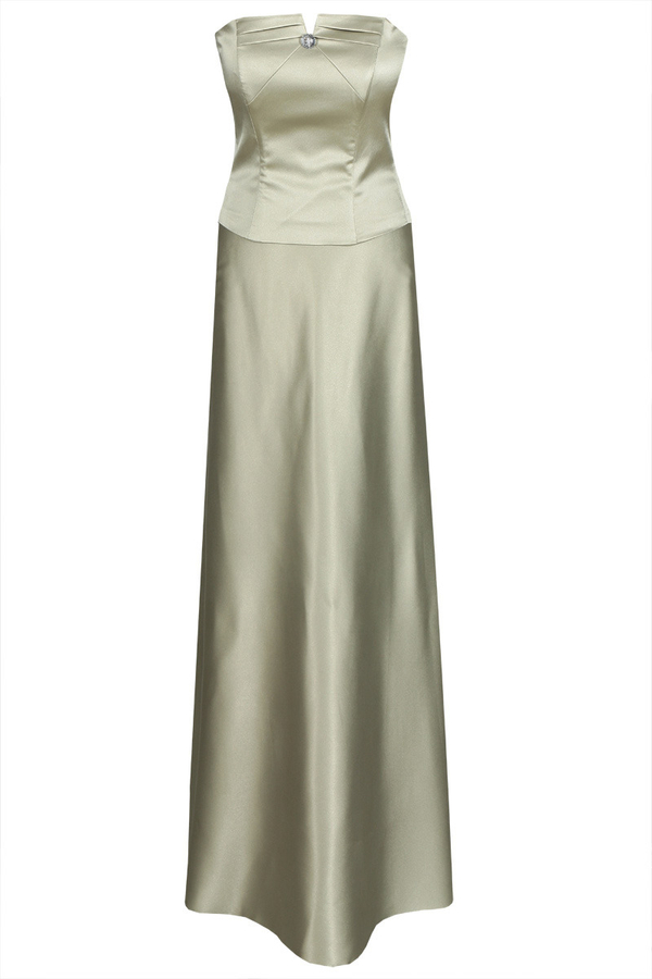 Sukienka FSU088 SELEDYNOWY ŚREDNI