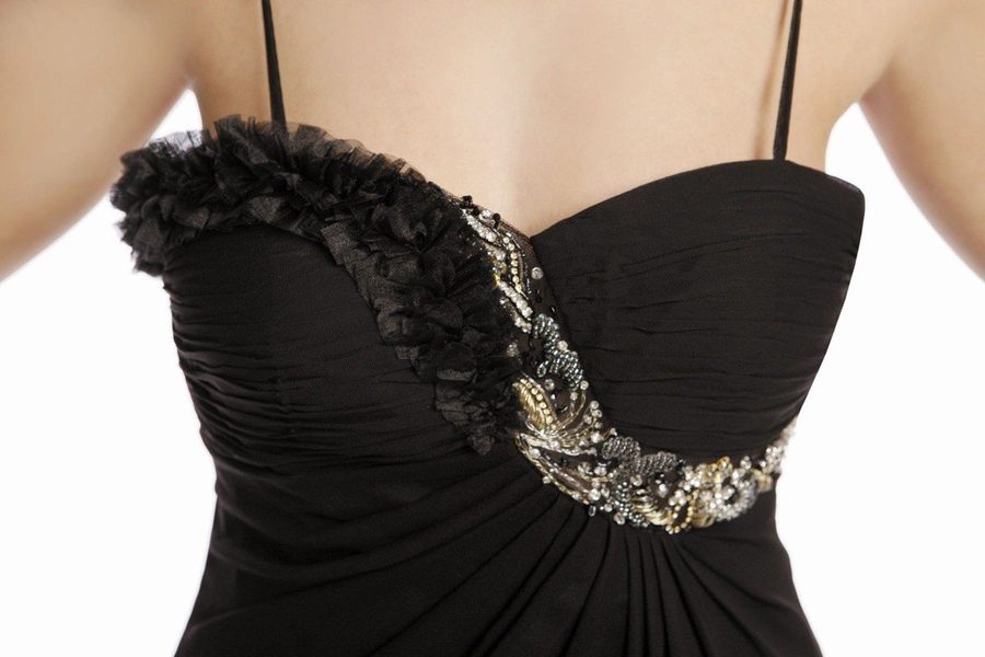 Suknia FSU723 CZARNY