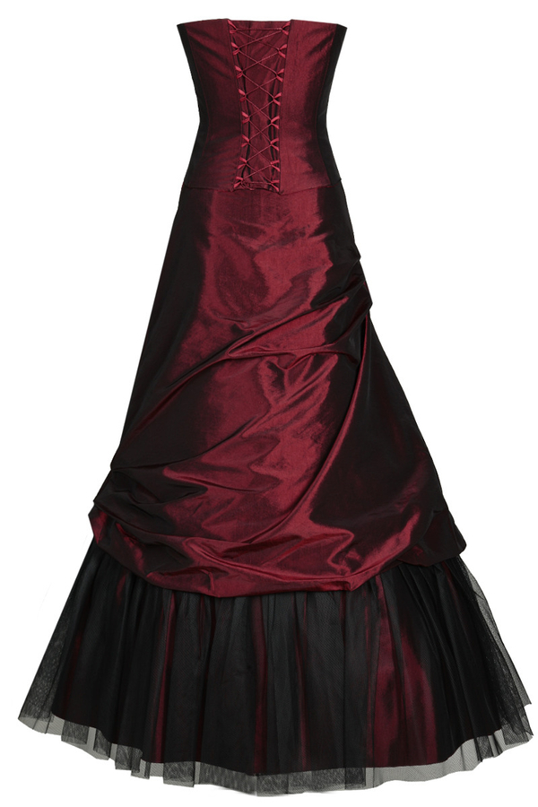 Sukienka FSU075 BORDOWY