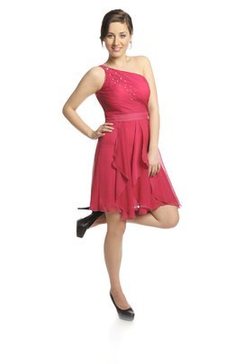 Suknia FSU739 AMARANT ŚRED.