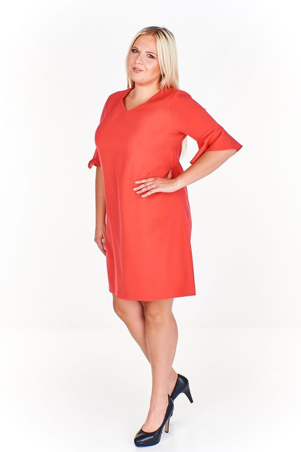 Sukienka FSU879 ZIELONY CIEMNY