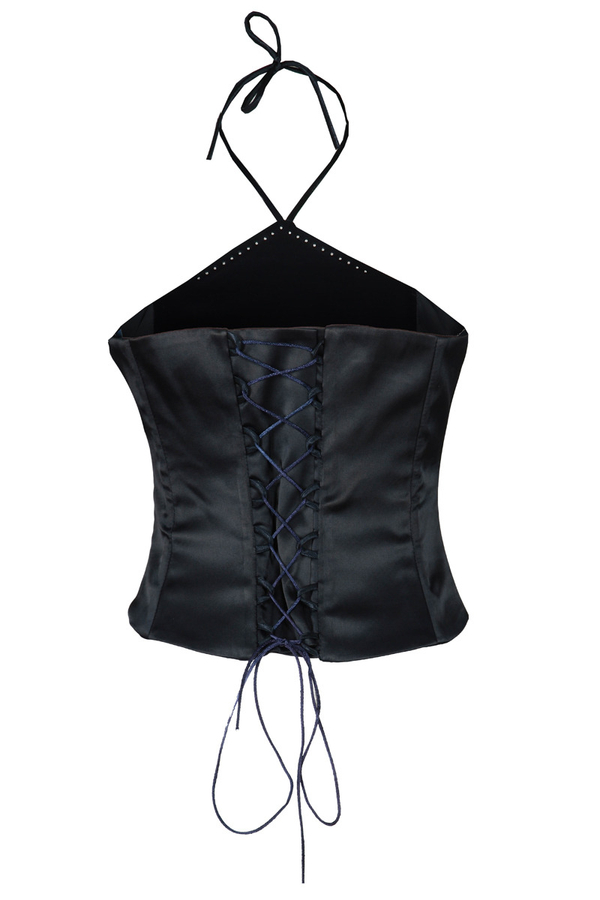 Gorset FGR047 GRANATOWY