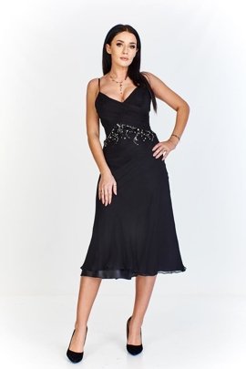 Suknia FSU724 CZARNY