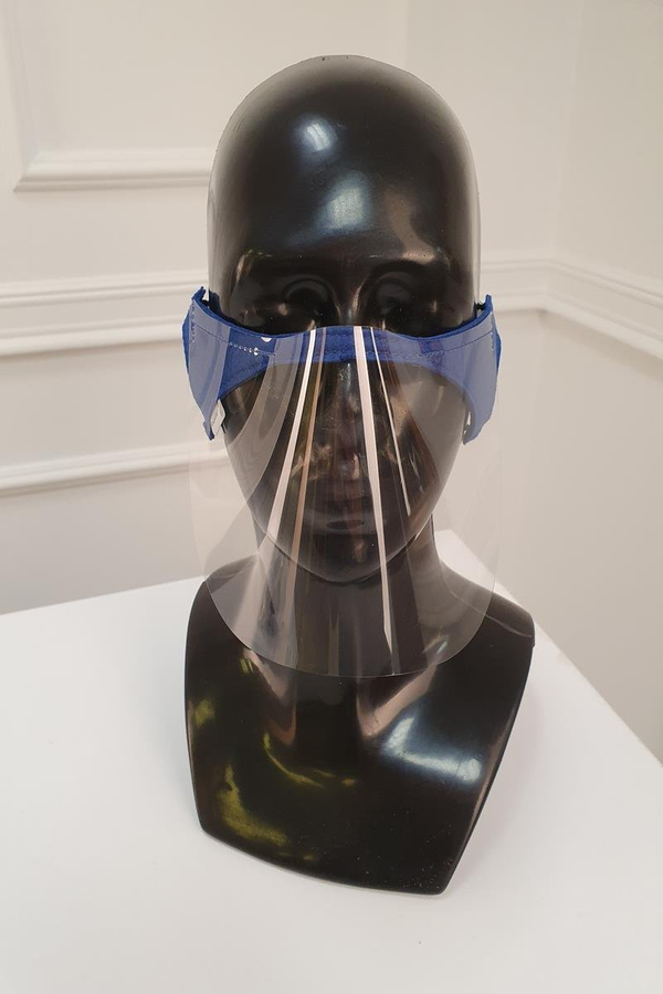 Półprzyłbica FokusMed mini przyłbica maska ochronna CHABROWY