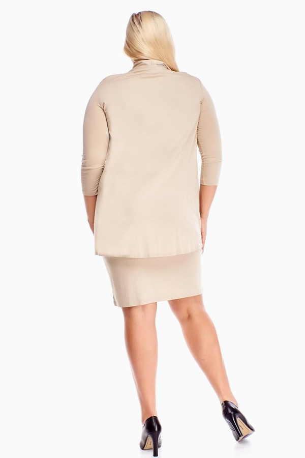 Sukienka FSU1010 BEŻOWY