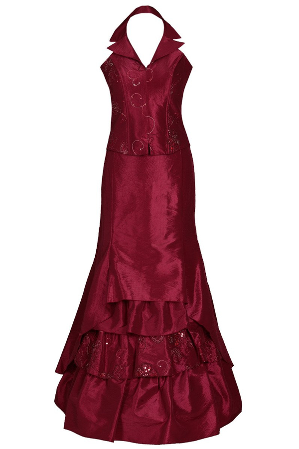 Sukienka FSU058 RUBINOWY