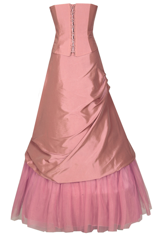 Sukienka FSU075 RÓŻOWY ŚREDNI