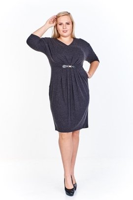 Sukienka FSU970 GRAFITOWY