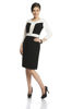 Dress FSU290 BLACK IVORY