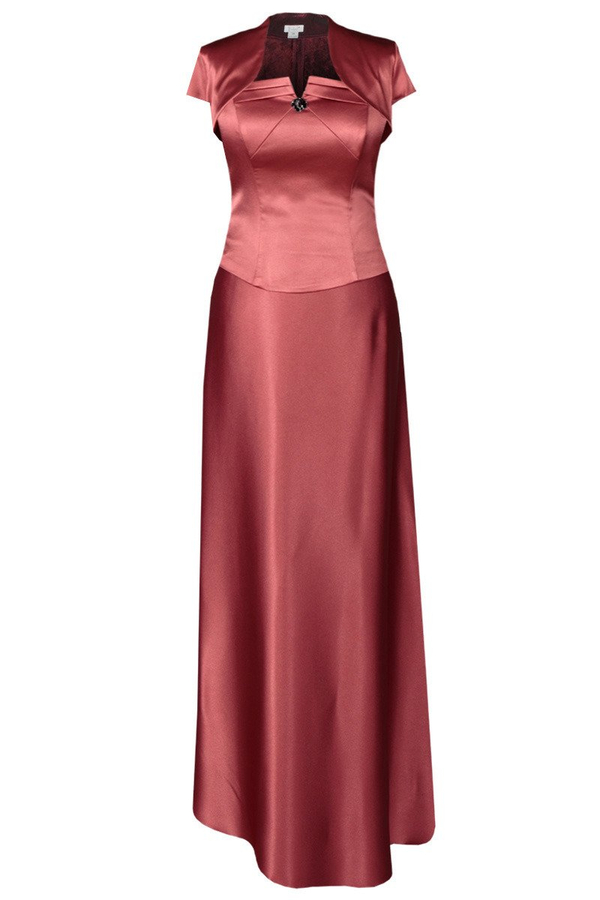 Sukienka FSU088 CEGLASTY