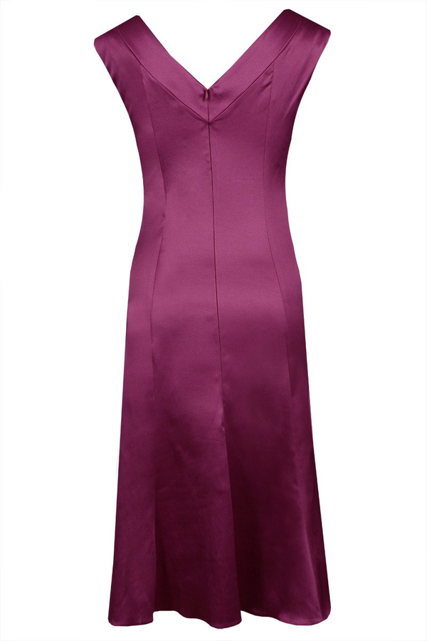 Sukienka FSU659 AMARANT ŚREDNI