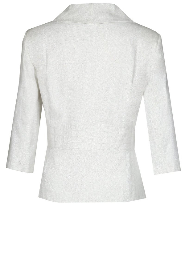 Garsonka FGA208 BIAŁY SREBRNA NIĆ