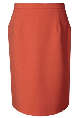 Spódnica FSP641 POMARAŃCZOWY JASNY