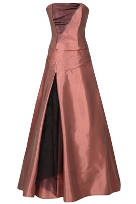 Sukienka FSU084 RÓŻOWY CEGLASTY