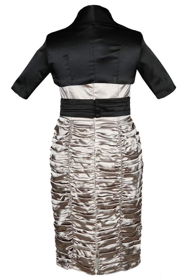 Sukienka FSU190 BEŻOWY