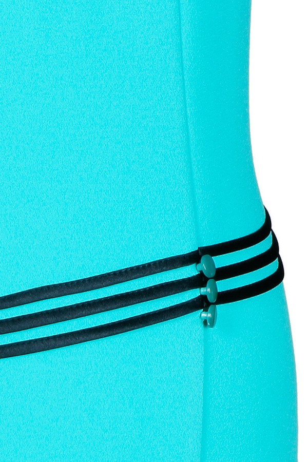 Sukienka FSU254 TURKUSOWY