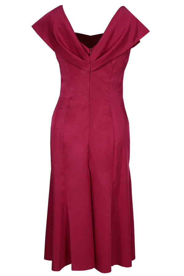 Sukienka FSU192 RUBINOWY JASNY