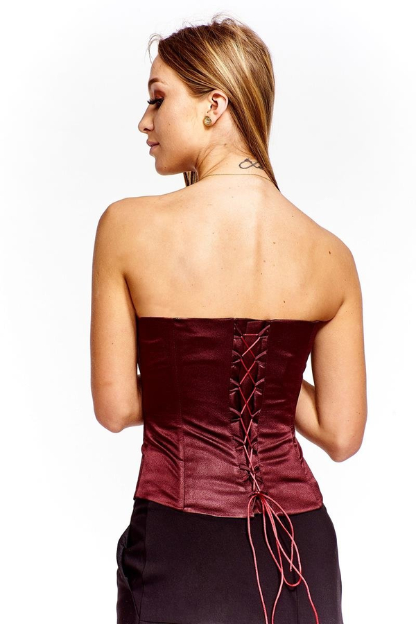 Gorset FGR042 BURGUNDOWY